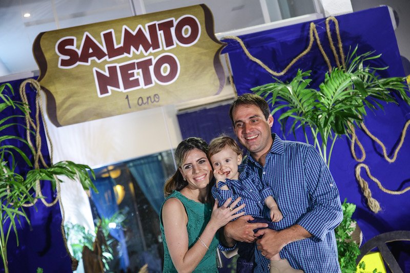 Jamile e Salmito Filho festejam o primeiro aninho do herdeiro Salmito Neto