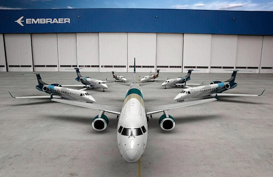 Ações da Embraer disparam na Bovespa