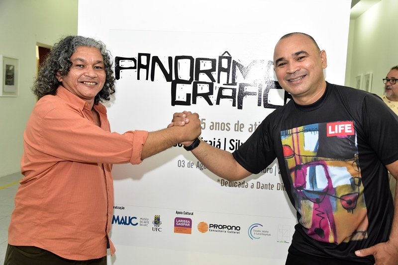 "Panorâmica Gráfica" celebra 25 anos de arte de Silvano Tomaz e Gerson Ipirajá no MUAC