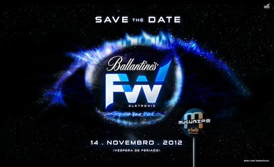 Ingressos à venda para o Ballantine’s FW Eletronic