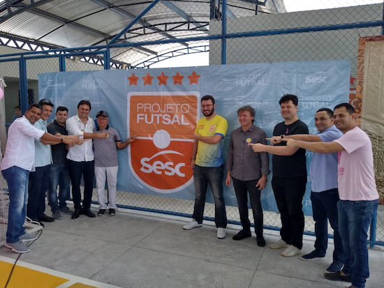 Fecomércio inaugura Projeto Social Sesc de Futebol em Horizonte