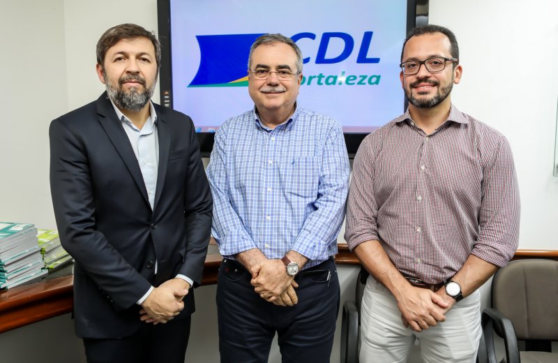 Élcio Batista e André Costa apresentam dados sobre a segurança no entorno do Centro da Cidade na CDL