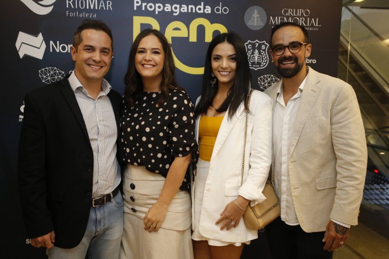 Tavinho Brígido e Diego Braga pilotam o lançamento do projeto Propaganda do Bem