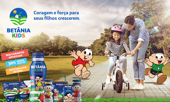 Betânia Lácteos investe R$ 8 milhões na linha kids