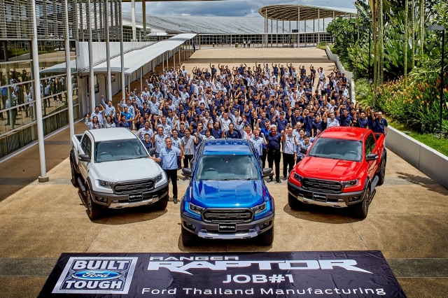 Ford Ranger Raptor tem sua produção iniciada na Tailândia