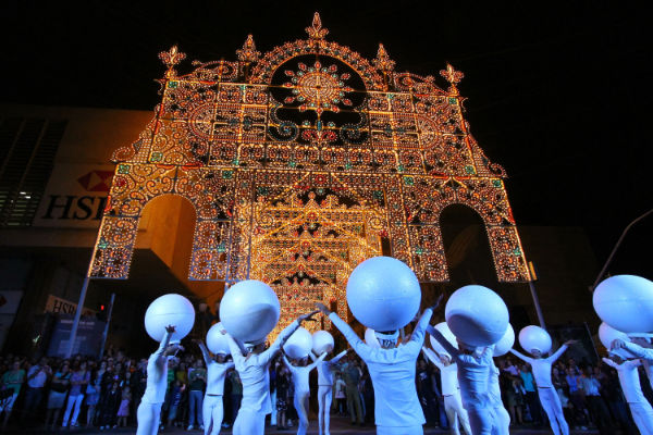 Natal de muita luz em Curitiba