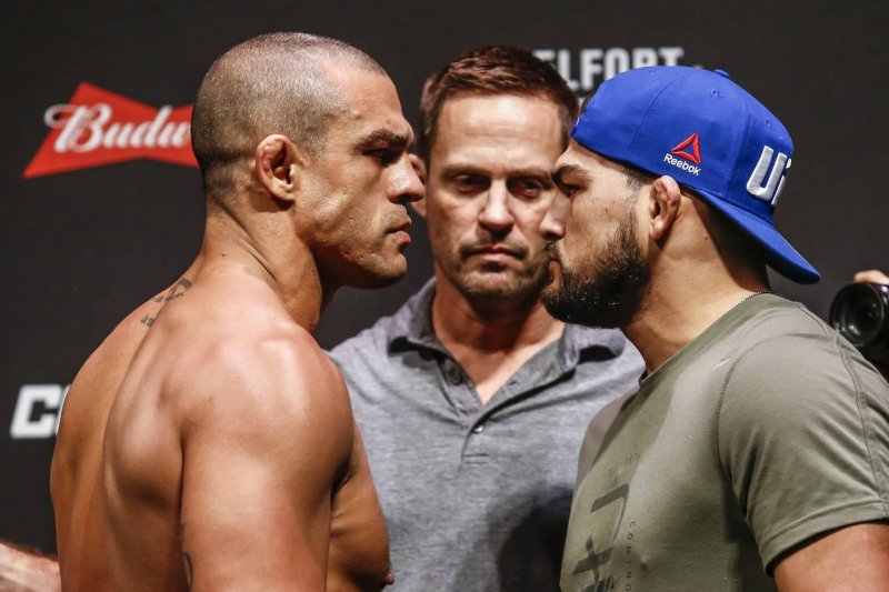 Vitor Belfort vai a nocaute e Kelvin Gastelum leva o cinturão da categoria no UFC Fortaleza