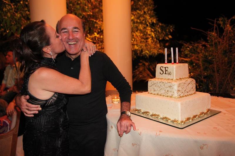 Silvio Frota completou 60 anos e festejou a data rodeado de amigos