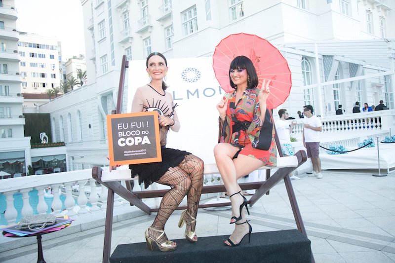 Andrea Natal pilota o bloco de Carnaval do Copacabana Palace