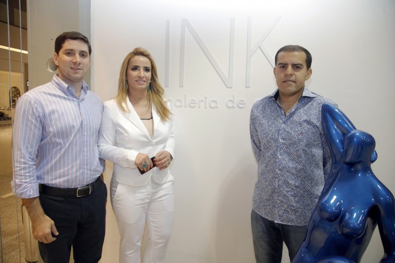 Cristina Vasconcelos e Edu Oliveira inauguram sua galeria de arte INK