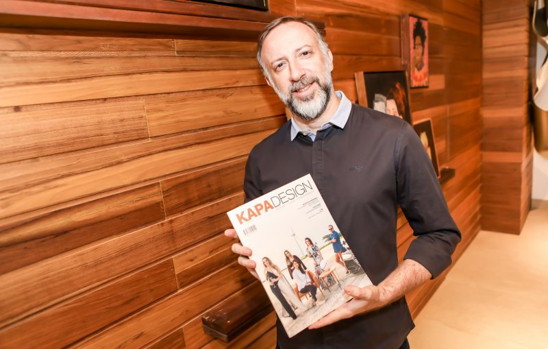 Spazio serve de cenário para o lançamento da Revista Kapa Design