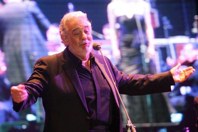 O tenor Plácido Domingo brilhou mais que um diamante na inauguração do Centro de Eventos do Ceará