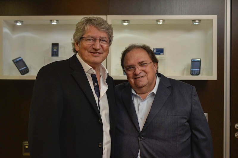 Manoel Macêdo e José Paulo Emsenhuber apresentam a fintech do Grupo Cartos