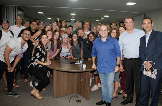 Roberto Cláudio fala de gestão a estudantes dos EUA