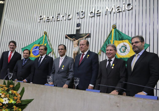 Beto Studart, Rafael Leal e Vilmar Ferreira recebem a Medalha Edson Queiroz