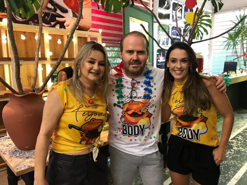 Feijoada da Body atrai uma turma energizada até a Academia Bodyclubber