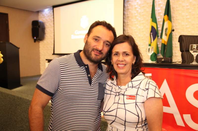 O designer Marcelo Rosenbaum proferiu palestra no auditorio do Palacio da Abolicao