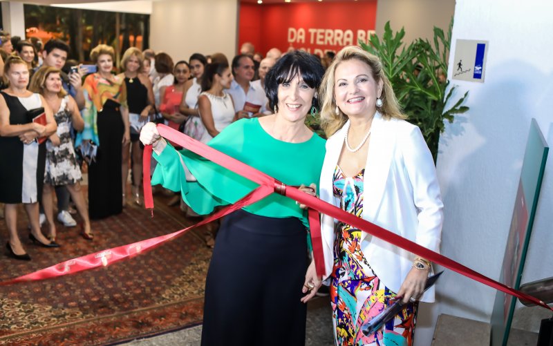 Abertura da exposição "Da Terra Brasilis à Aldeia Global" marca o início dos festejos dos 45 anos da Unifor