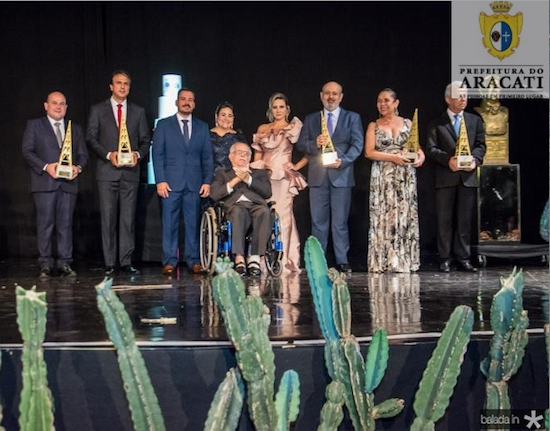 Camilo e Roberto Cláudio recebem Troféu Cidade 40