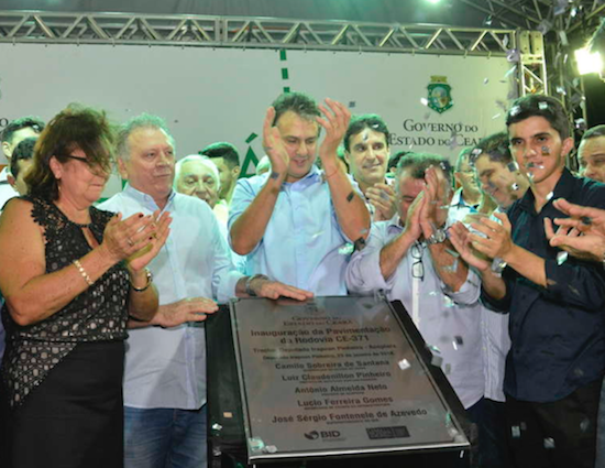 Camilo entrega rodovia no Ceará e reúne-se com diretor da Air France em São Paulo