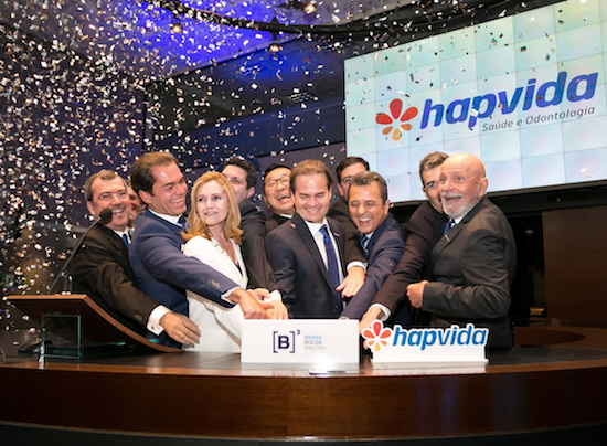 Hapvida atinge R$ 19 bi em valor de mercado