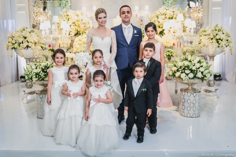 A elegante cerimônia de casamento de Natasha Fontes e Murilo Teixeira