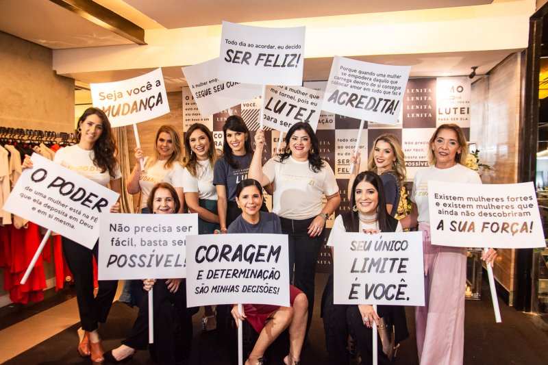 Lenita reúne um time de peso e exalta o poder feminino durante lançamento de nova campanha