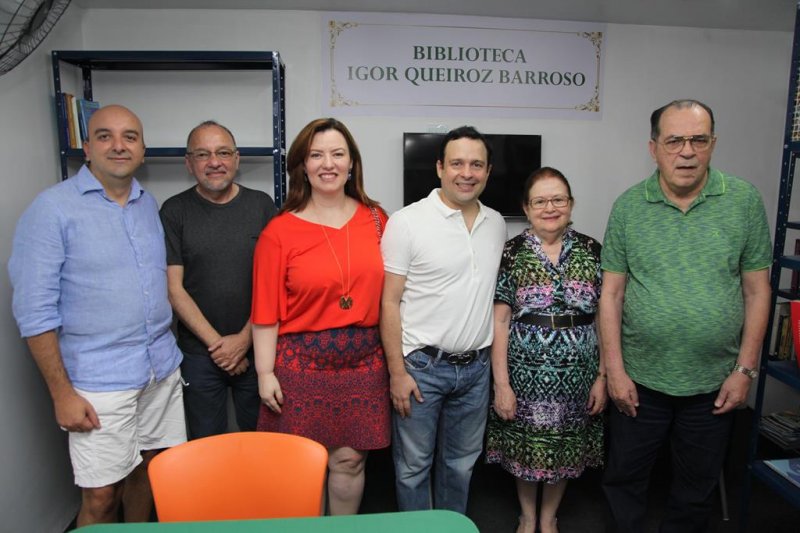 Casa da Vovó Dedé inaugura Biblioteca Igor Queiroz Barroso