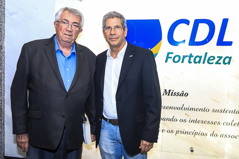 Roberto Macêdo é convidado por Severino Neto e faz palestra no ciclo Diálogos Empresariais do CDL Fortaleza