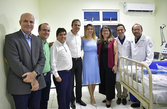 Camilo e Onélia Santana inauguram nova ala de UTI no hospital infantil da Sopai