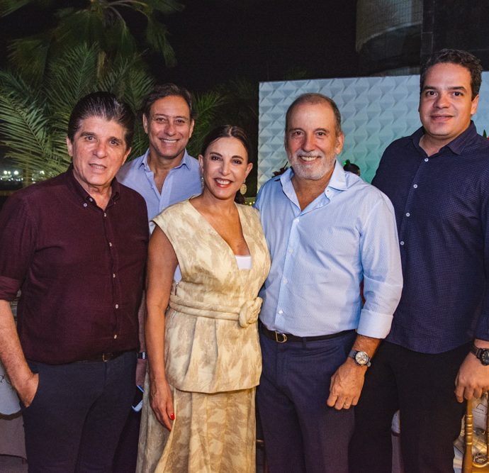 Dito Machado, Sergio Bezerra, Luciana Bezerra, Binho Bezerra E Thiago Holanda