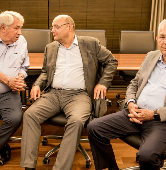 Roberto Macedo, Fernando Cirino Gurgel e Carlos Prado