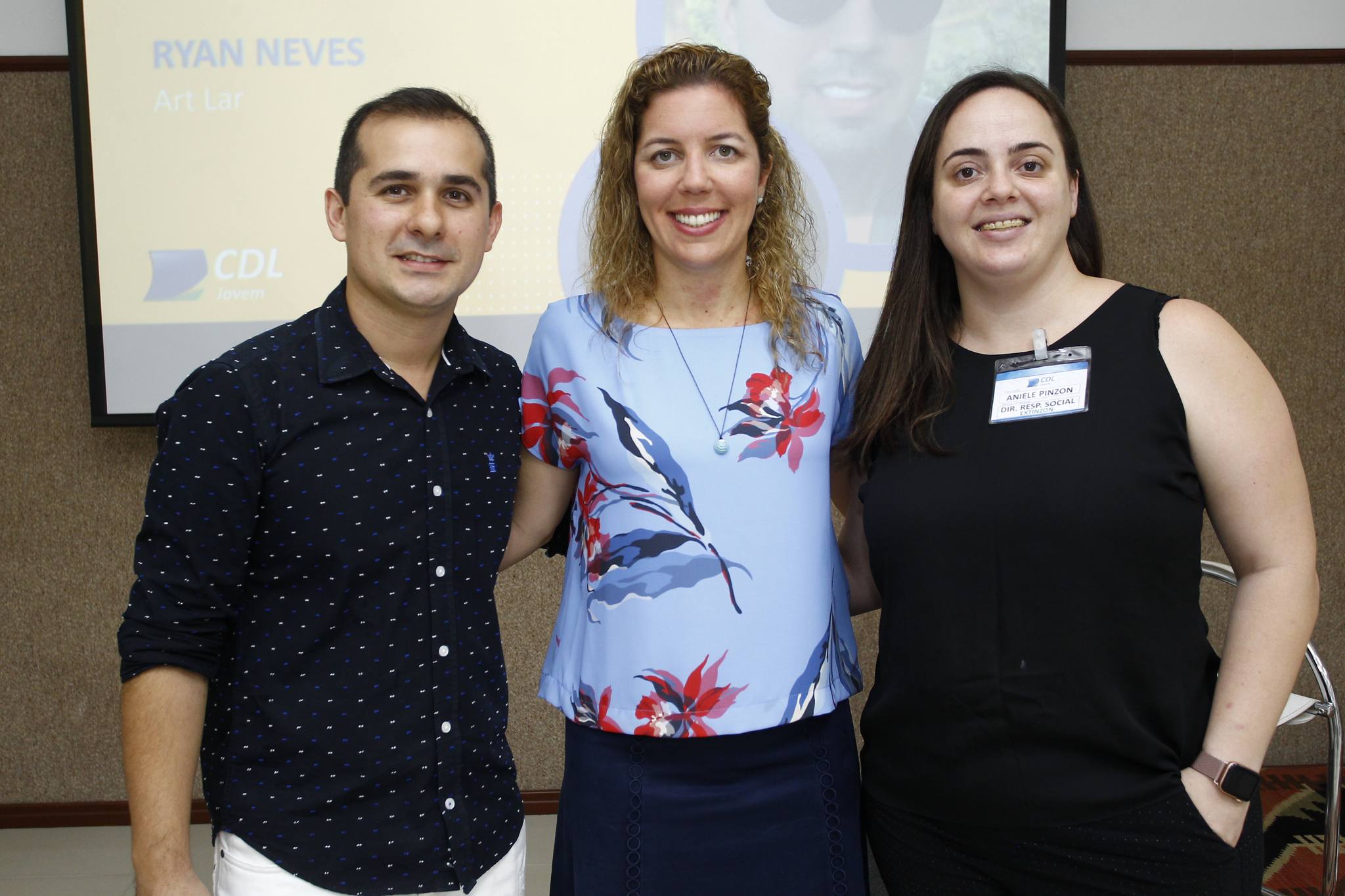 Roberto Leite Junior, Ticiana Queiroz E Aniele Pinzon