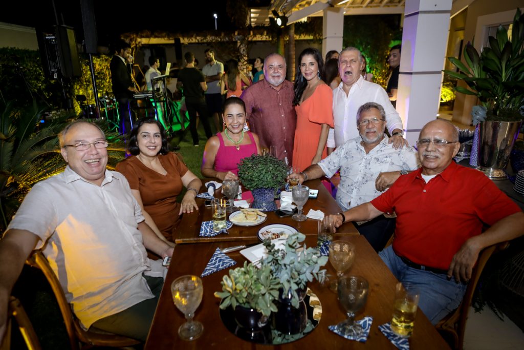 Maia E Maria Midauar, Giana Studart, Pedro E Maria Lucia Carapeba, Claudio Studart, Pedro Americo E Leo Cabral