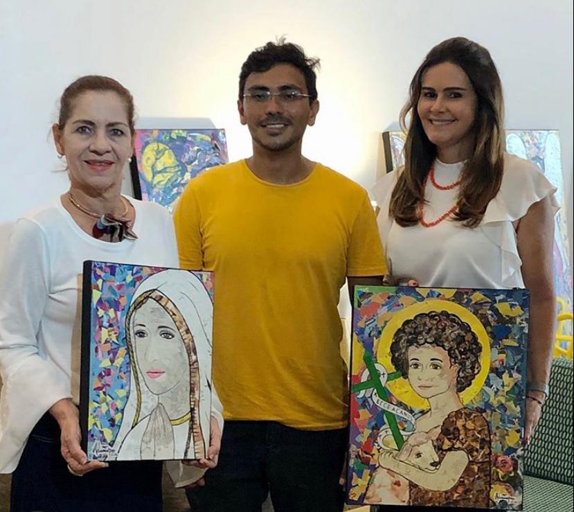 Hotel Sonata de Iracema recebe oficina de pintura com Adriano Paz