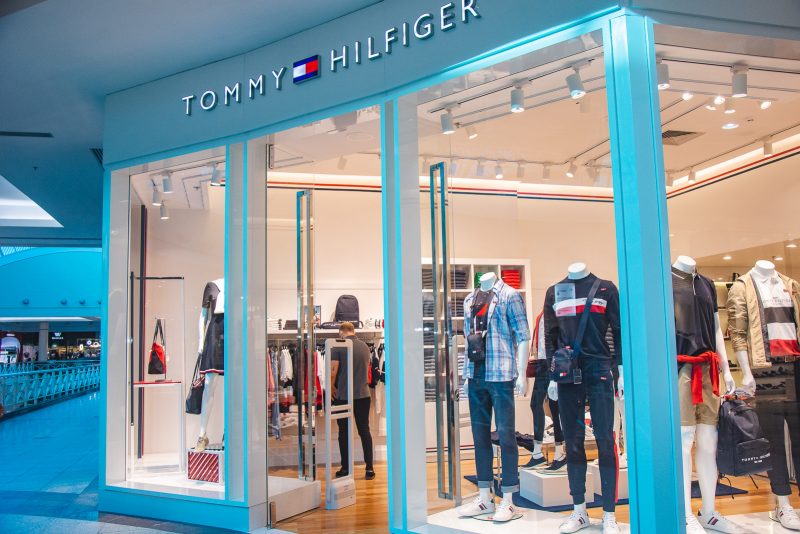 Entrada Da Frente Para a Loja Tommy Hilfiger Em Singapore Shopping