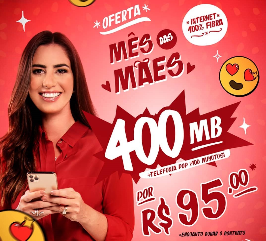 MOB Telecom lança campanha especial para o Dia das Mães com Nicole Pinheiro