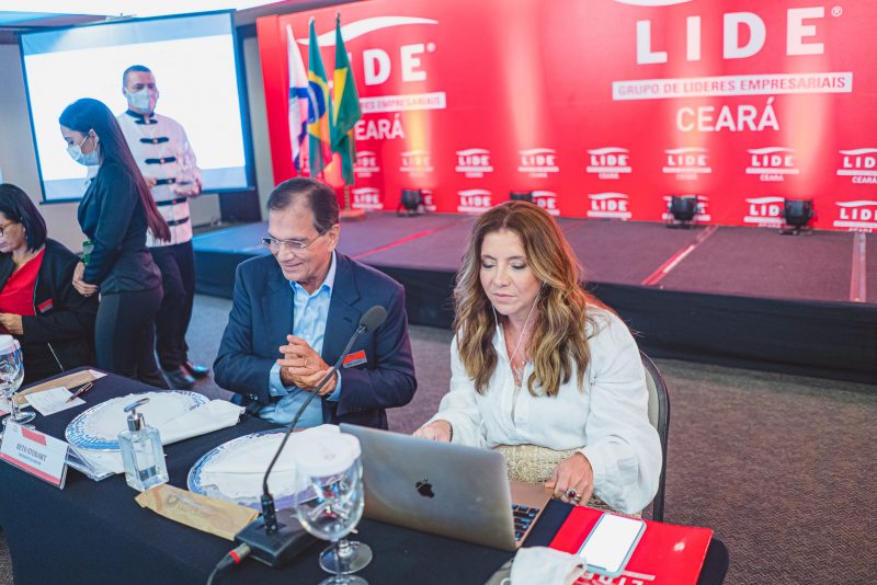 Evento híbrido - Emília Buarque recebe o empresário Jorge Gerdau Johanpetter no almoço-debate do Lide Ceará