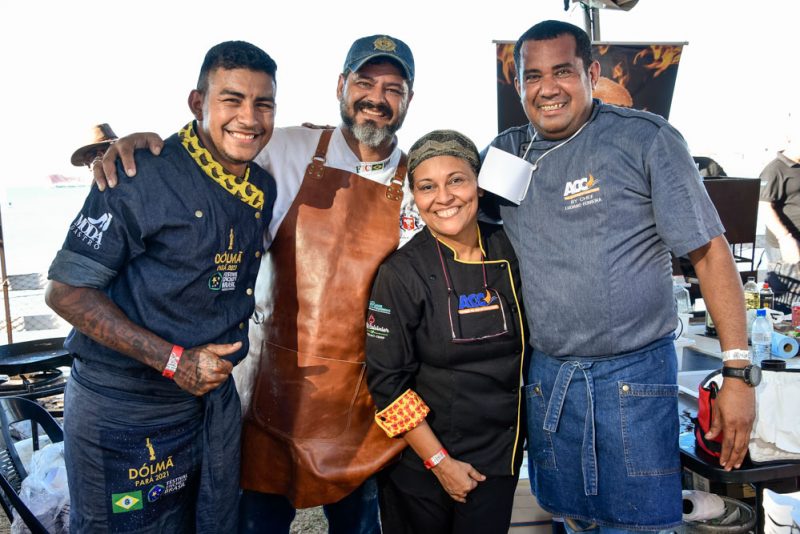 José Meneses, André Avile, Ana Morena E Chef Luciano Ferreira