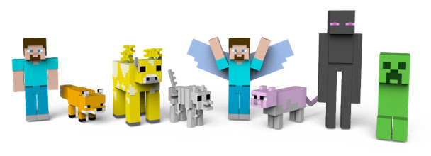 Mattel lança brinquedos inspirados em Minecraft