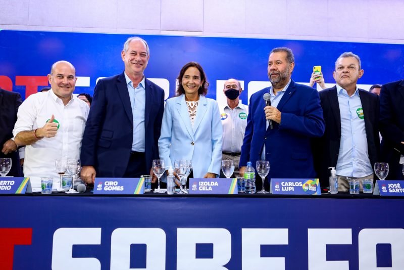 Roberto Claudio, Ciro Gomes, Izolda Cela, Carlos Lupi E Sarto Nogueira