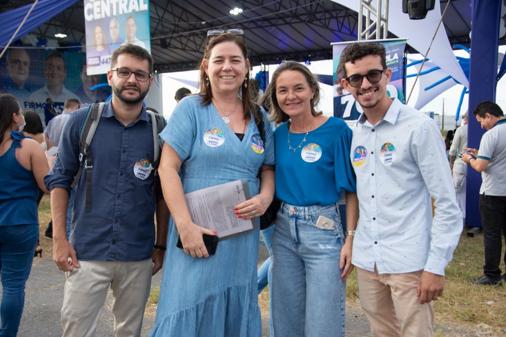 Andre Pontes, Paula Ribeiro, Meire Paiva E João Vitor