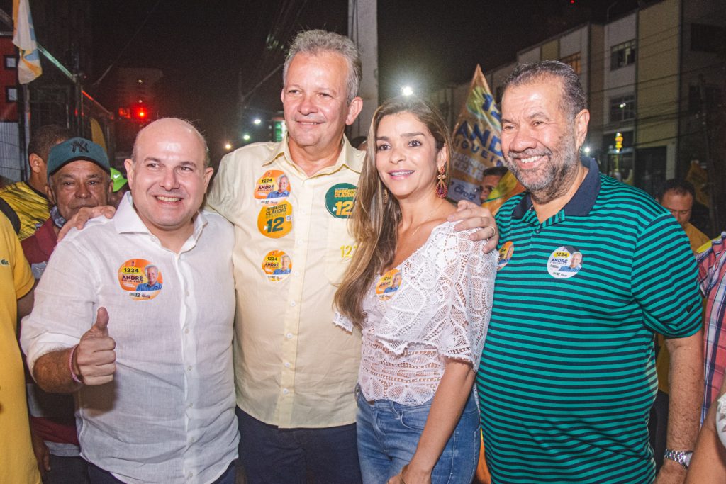 Roberto Claudio, Andre Figueiredo, Camila Arrrais E Carlos Lupi