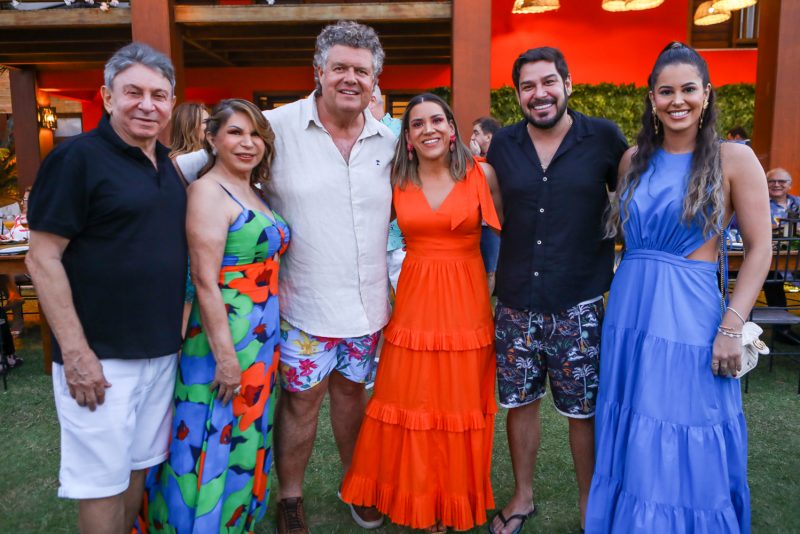 Sunset & Luau - Evandro e Eliziane Colares festejam os 60 anos dele com um festão no Porto das Dunas