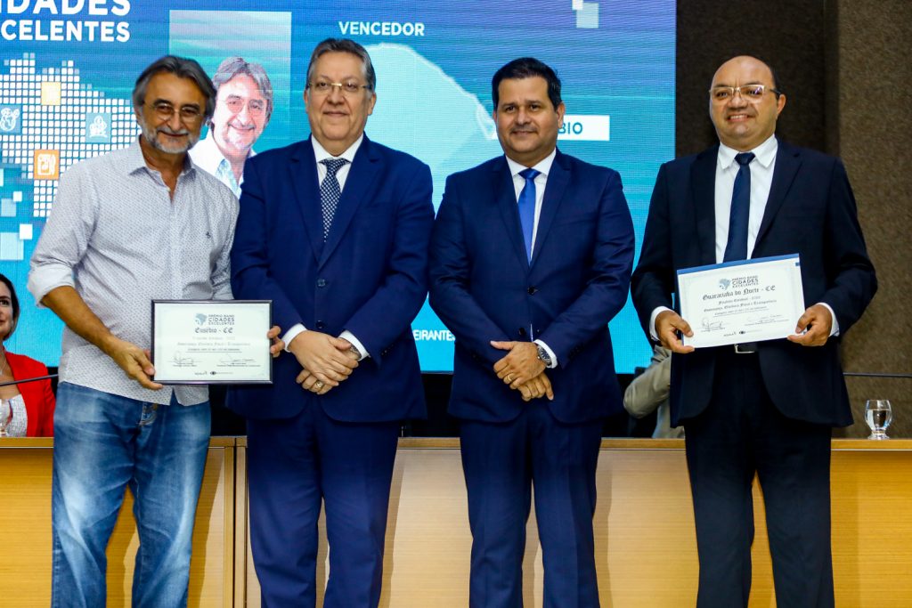 Premio Band Governança, Eficiencia Fiscal E Tansparencia De 30 Mil A 100 Mil Habitantes, 1° Eusebio, 2° Taua E 3° Guaraciaba Do Norte (1)