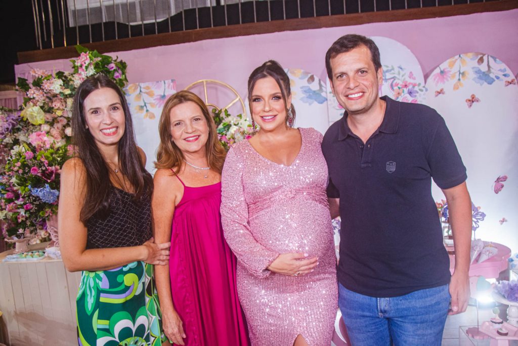 Bianca Correia Lima, Geni Levy, Fernanda Levy E Wilton Correia Lima