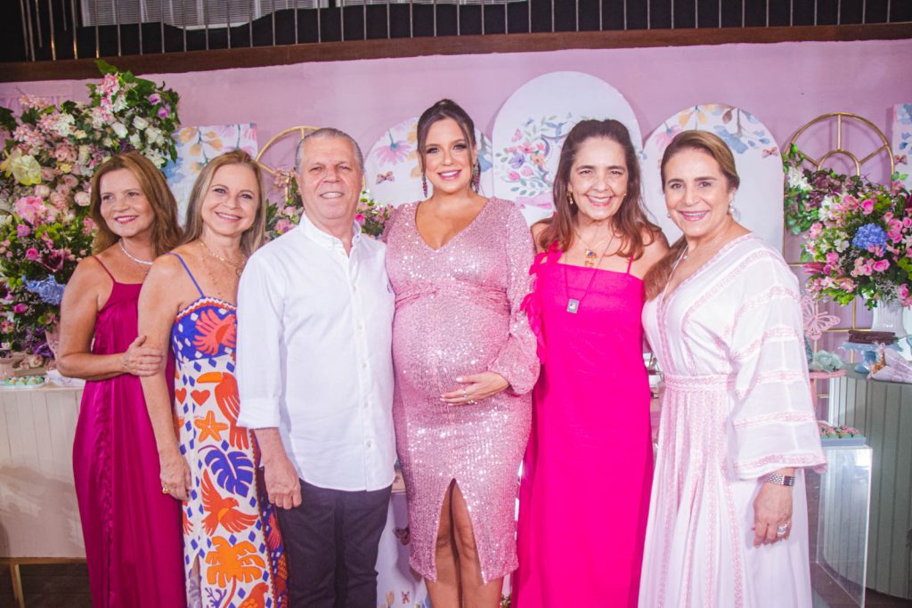 Geni Levy, Vera Passos, Claudio Studart, Fernanda Levy, Giana Studart E Patricia Macedo