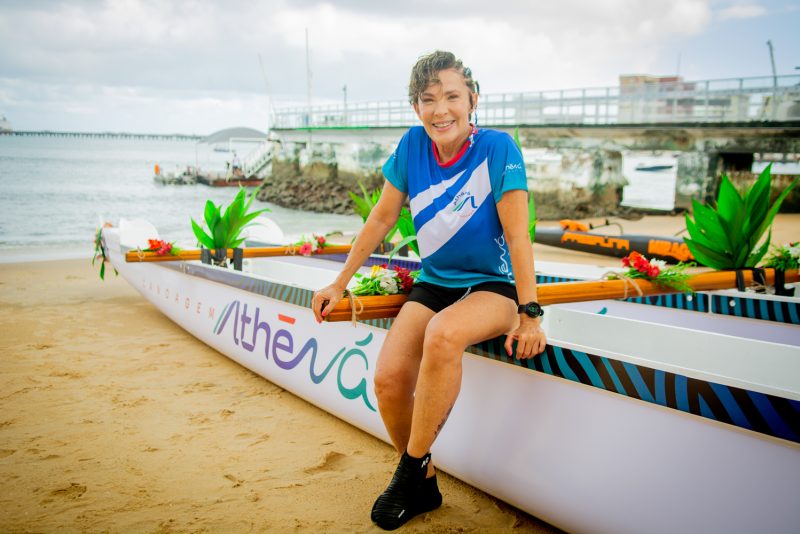 Canoas Havaianas - Athēná Canoagem inaugura base de canoas havaianas no Iate Clube