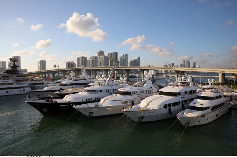 Saiba quais são os 5 maiores superiates do Miami Boat Show 2023