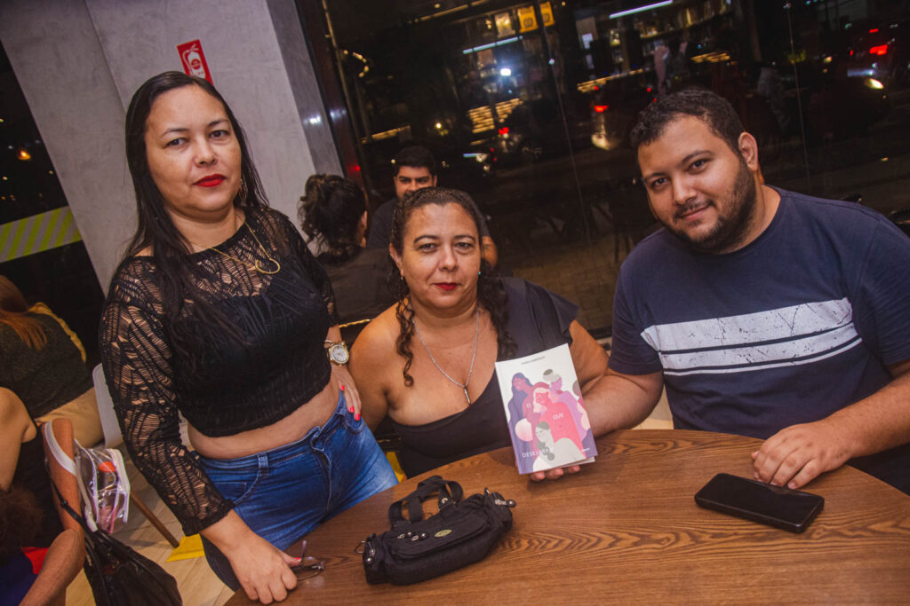 Carla Sampaio, Ana Celia Sampaio E Renan Gomes